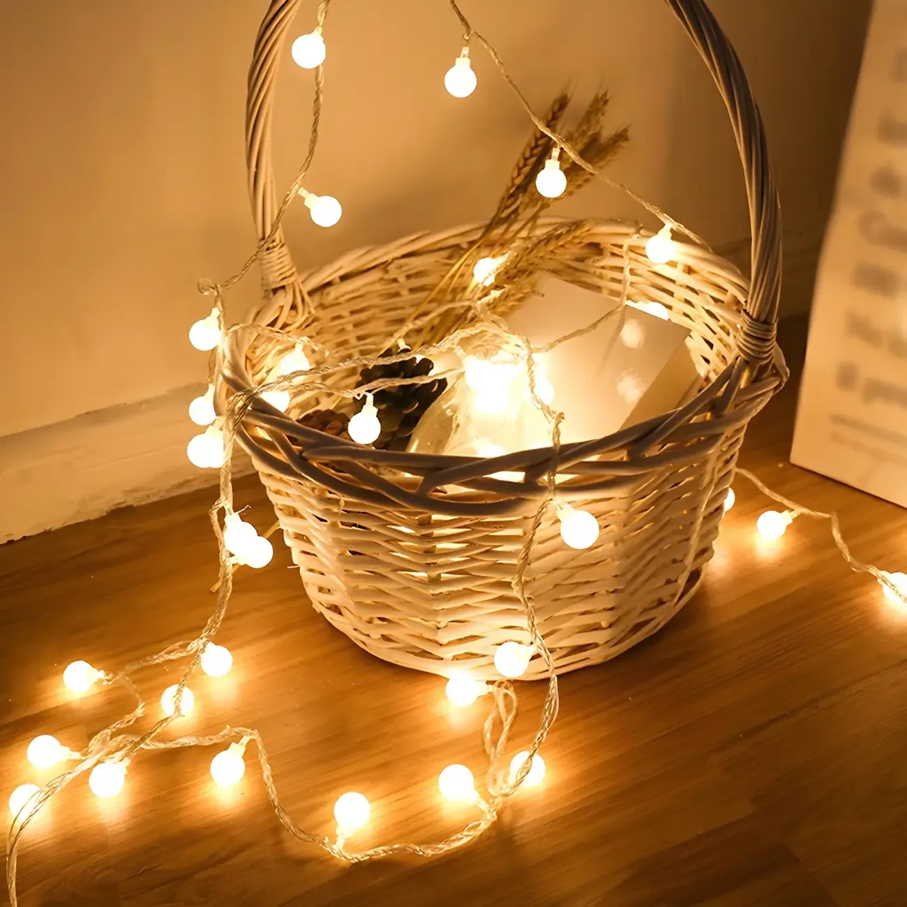 Elegant Globe Soft LED String Light Image - 3