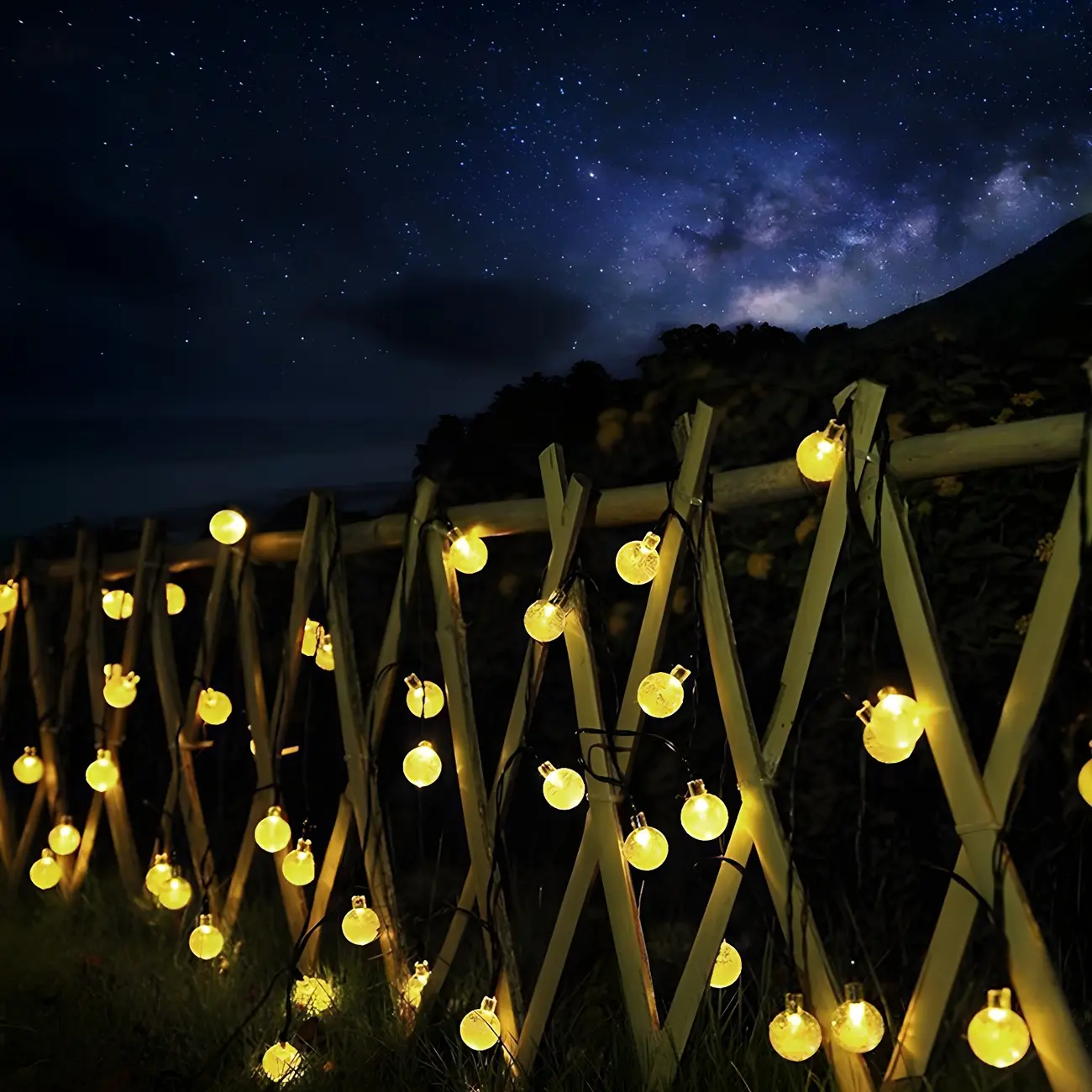 Modern 5.9ft Solar Globe LED String Light Image - 4 | homeyfad