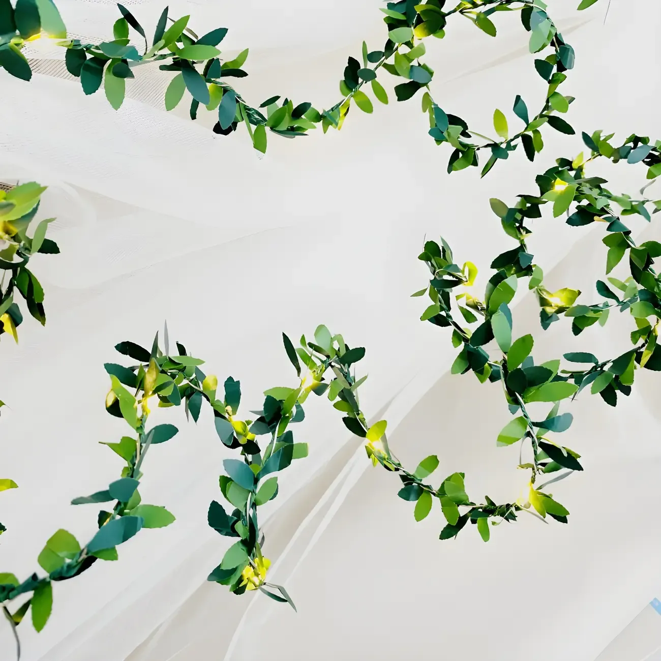 Artificial Leaf Vine LED Decorative String Light Image - 3