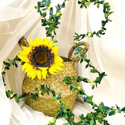 Artificial Leaf Vine LED Decorative String Light Image - 1