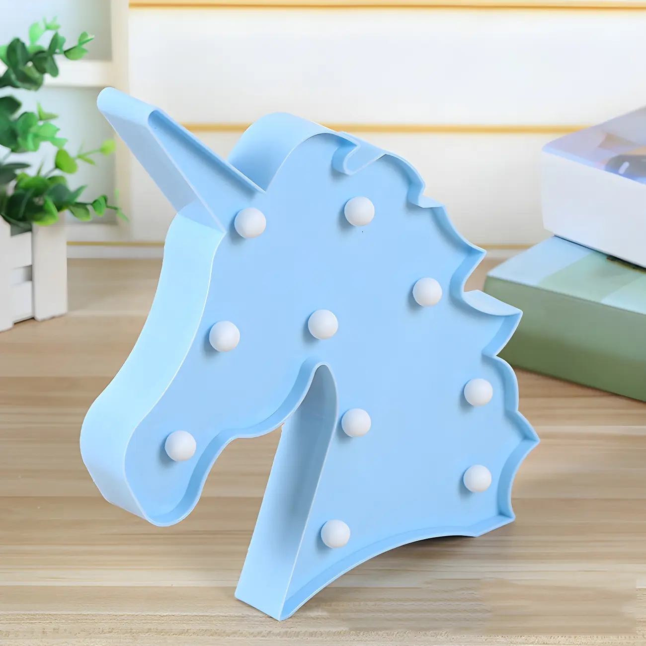Unicorn LED Plastic Battery Night Light Image - 1 | homeyfad