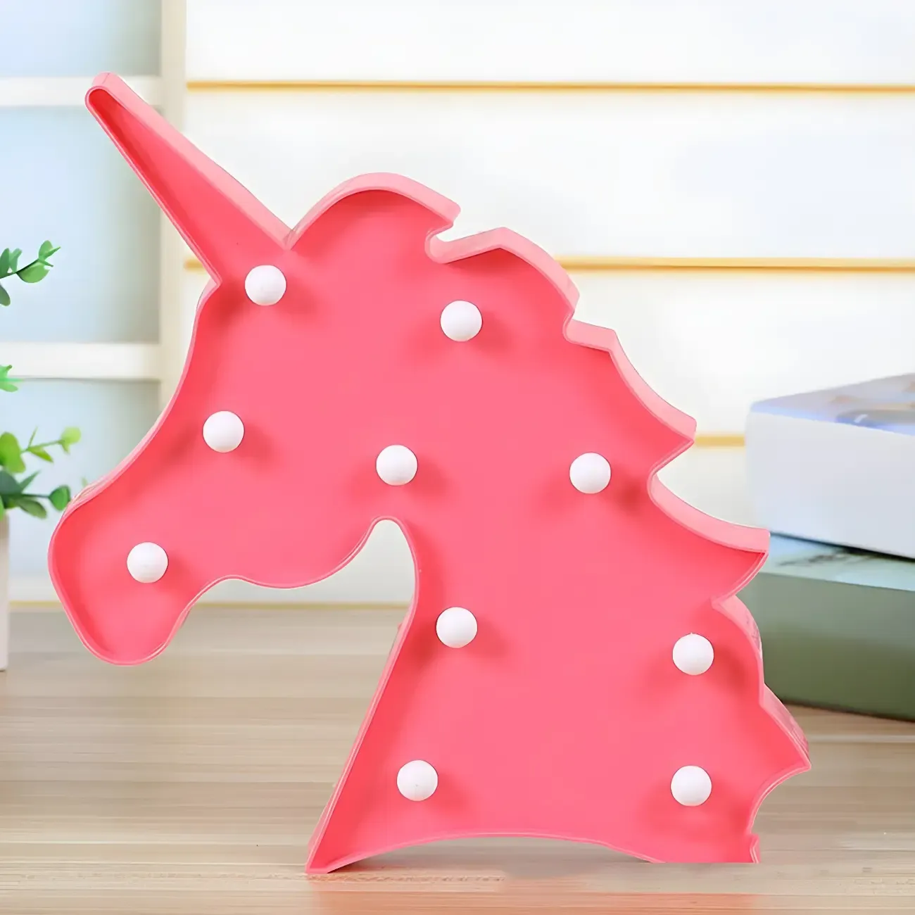 Unicorn LED Plastic Battery Night Light Image - 5