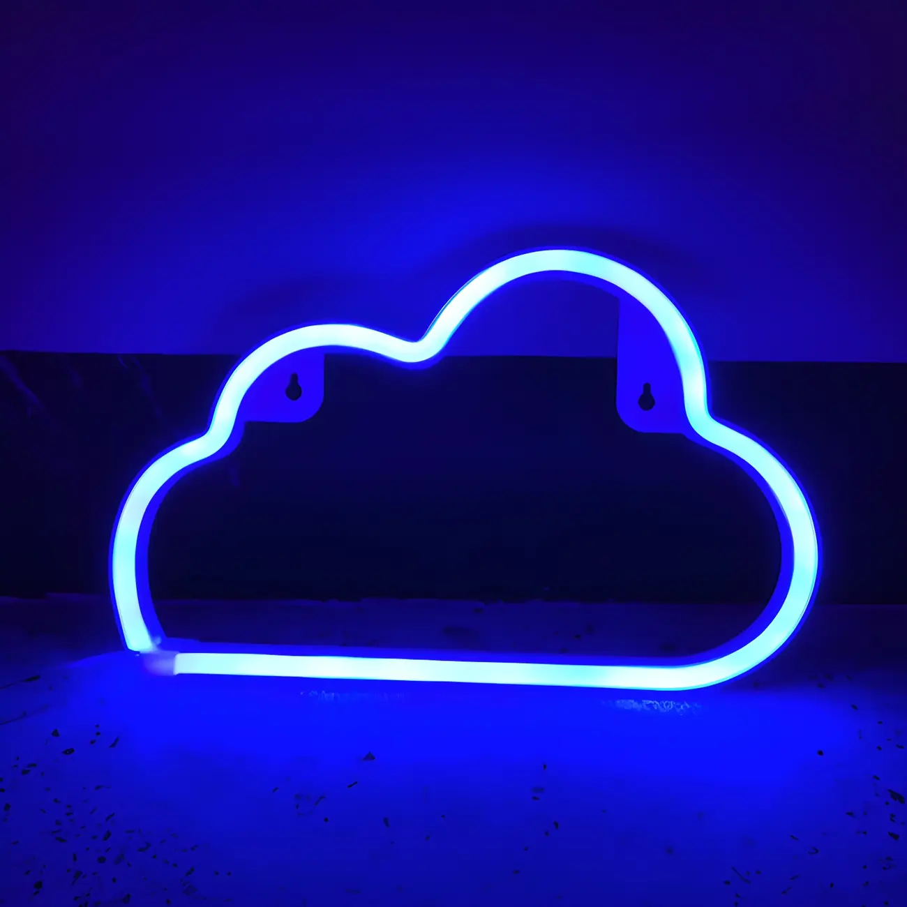  Plastic Rubber Cloud Shaped Battery Wall Light Image - 1 | homeyfad