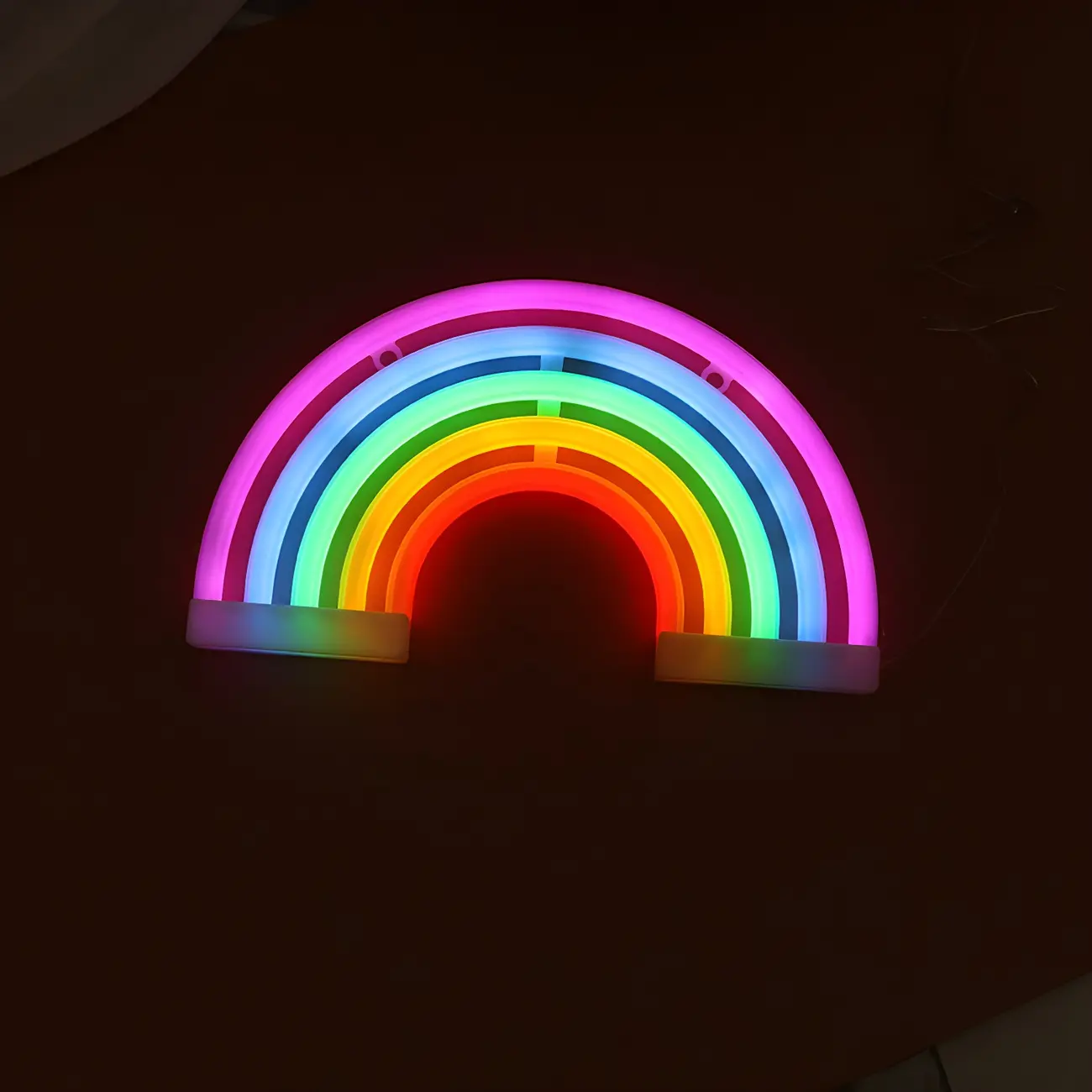Rainbow Lighting Rubber Rechargeable Arch Night Light Image - 2 | homeyfad