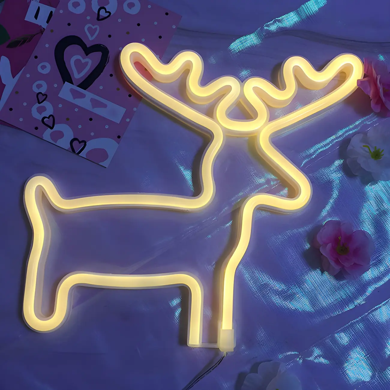 Cartoon Shape Plastic LED Neon Night Light Image - 1 | homeyfad