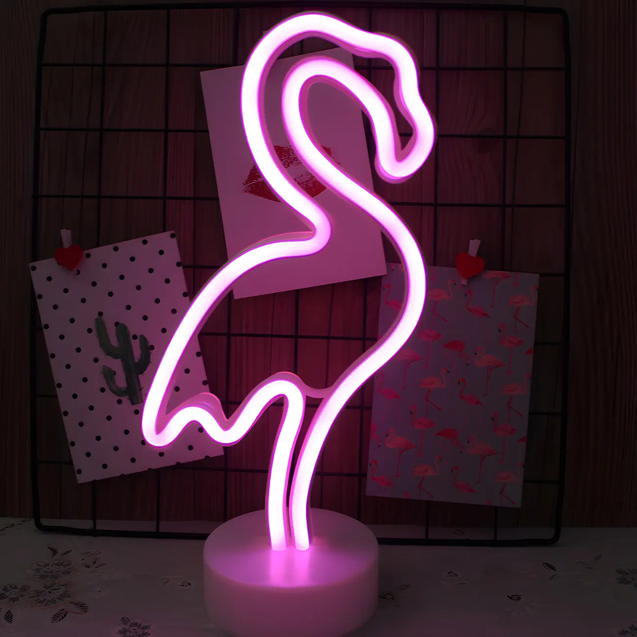 Colorful LED Neon Battery Night Light Decor Image - 1 | homeyfad