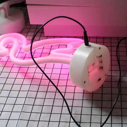 Colorful LED Neon Battery Night Light Decor Image - 2