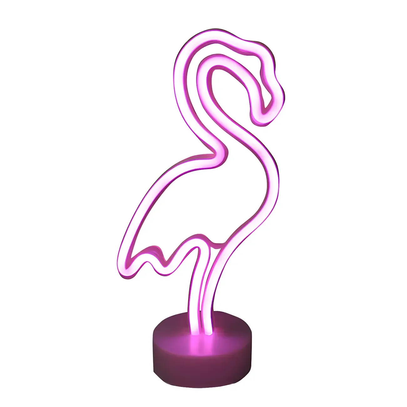 Colorful LED Neon Battery Night Light Decor Image - 3