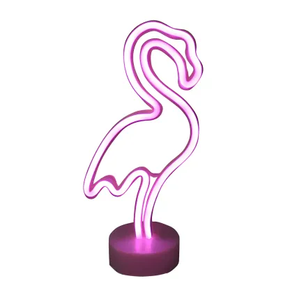 Colorful LED Neon Battery Night Light Decor Image - 3