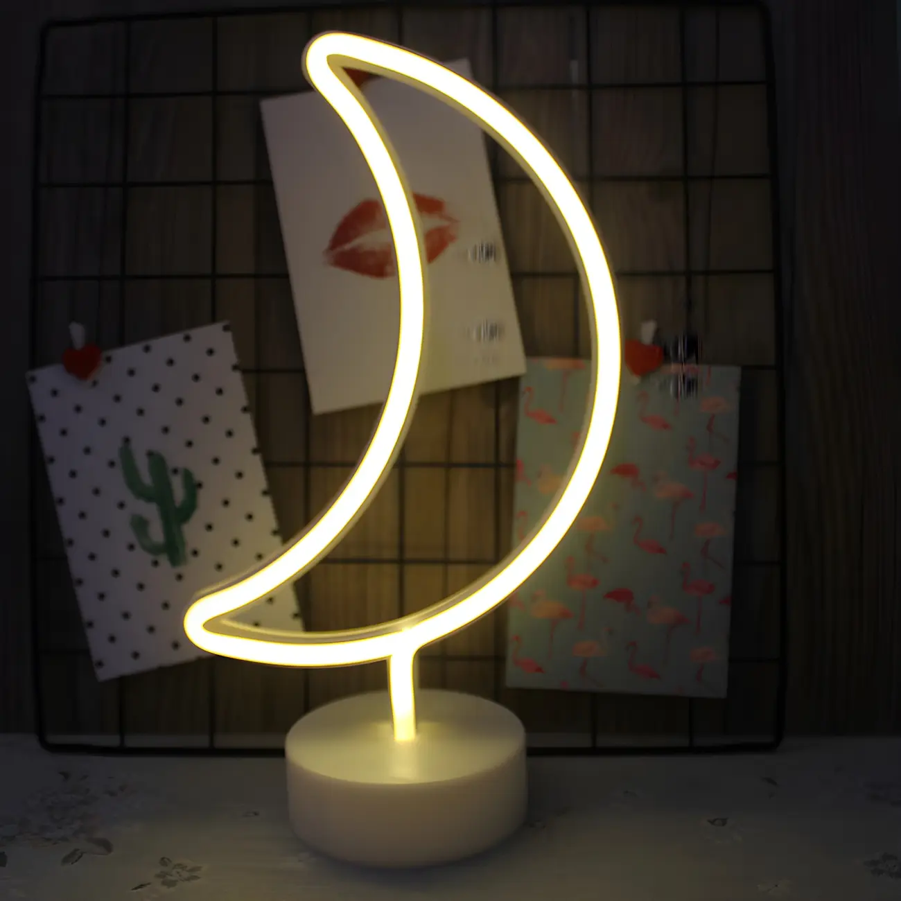 Colorful LED Neon Battery Night Light Decor Image - 9 | homeyfad