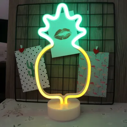 Colorful LED Neon Battery Night Light Decor Image - 16