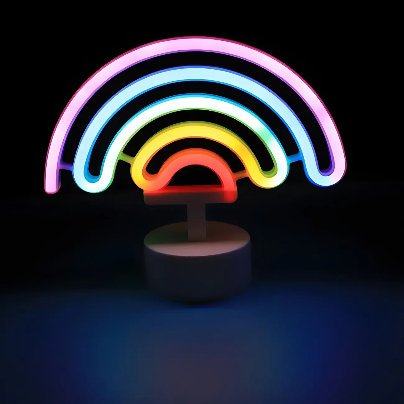 Colorful LED Neon Battery Night Light Decor Image - 17