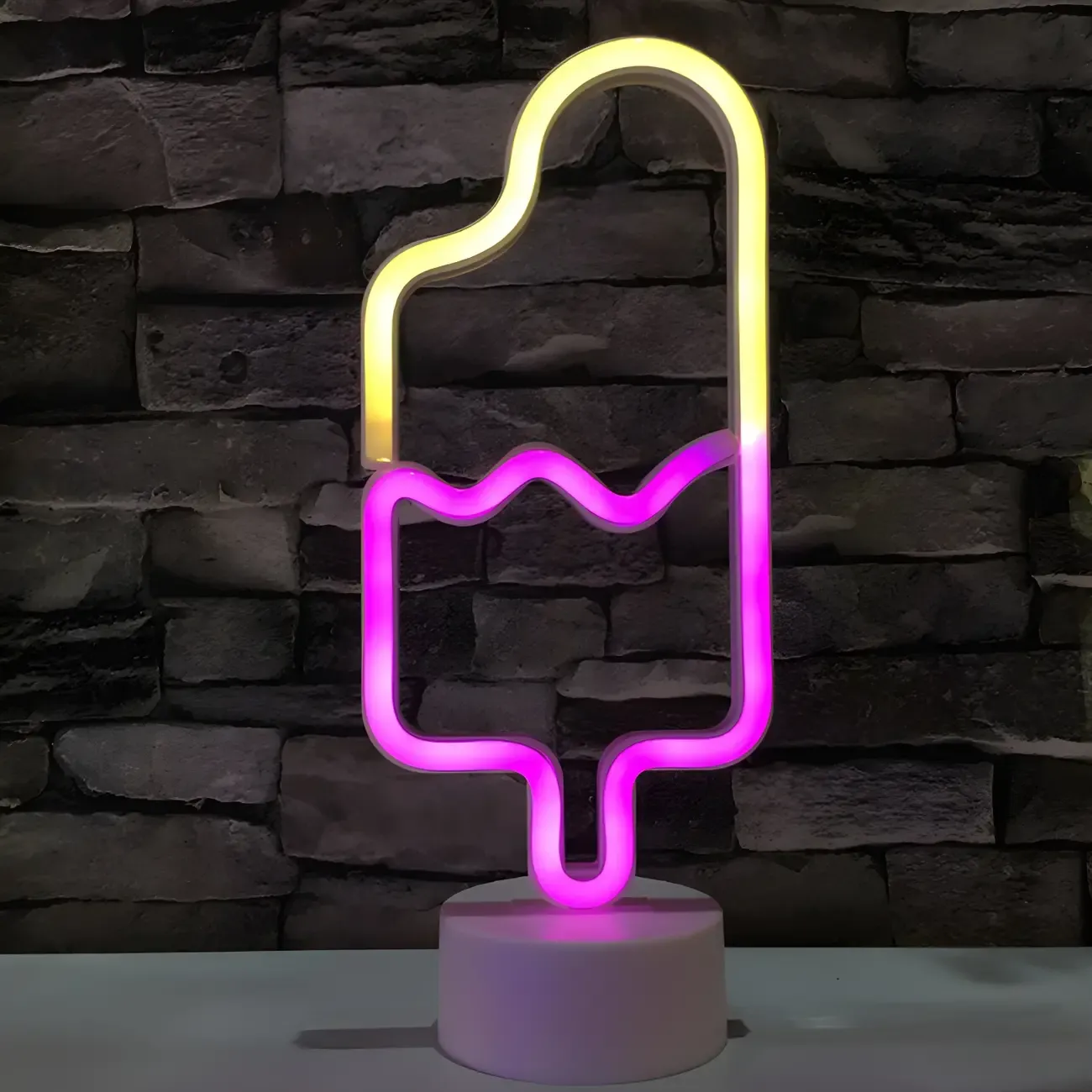 Colorful LED Neon Battery Night Light Decor Image - 18