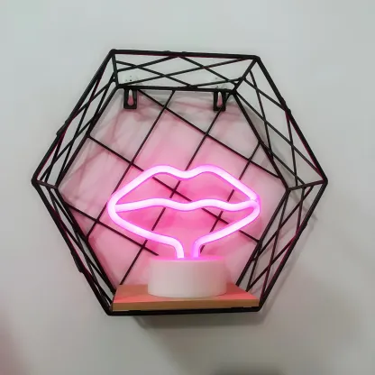 Colorful LED Neon Battery Night Light Decor Image - 20