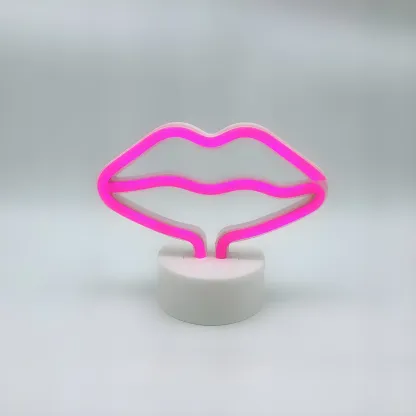 Colorful LED Neon Battery Night Light Decor Image - 21
