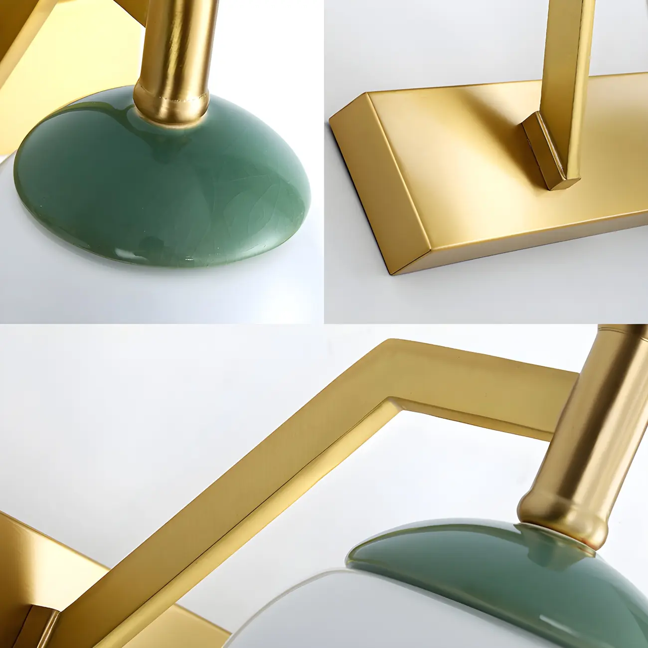 Traditional Brass Vanity Sconce with Frosted Glass for Bathroom Image - 10 | homeyfad