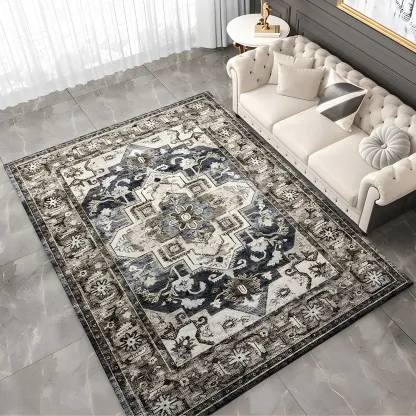 Vintage Persian Style Rectangle Area Rug Image - 3