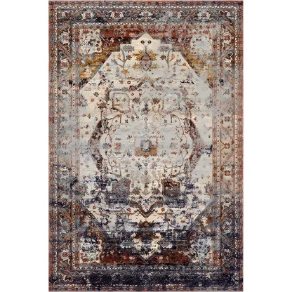 Vintage Persian Style Rectangle Area Rug Image - 7