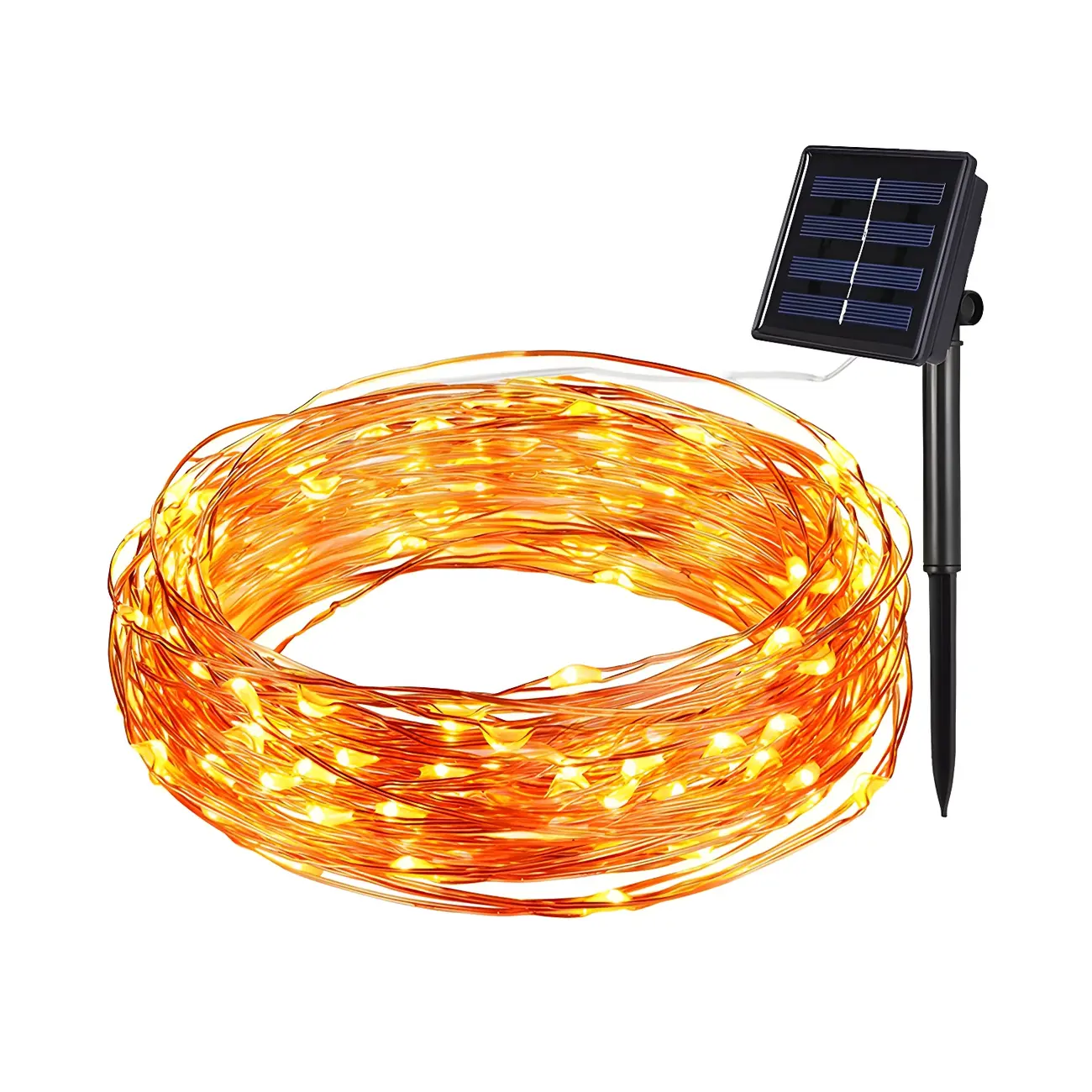 Solar Watering Can Cascade Lights Outdoor String Light Image - 4 | homeyfad