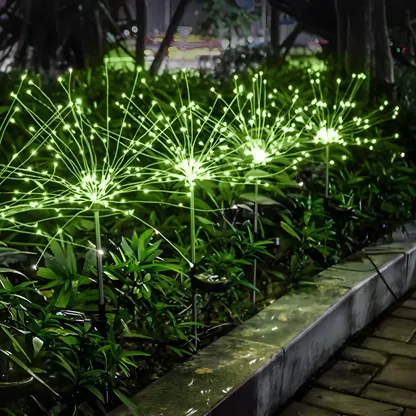 Firework Solar Metal Ground Landscape Light Image - 10