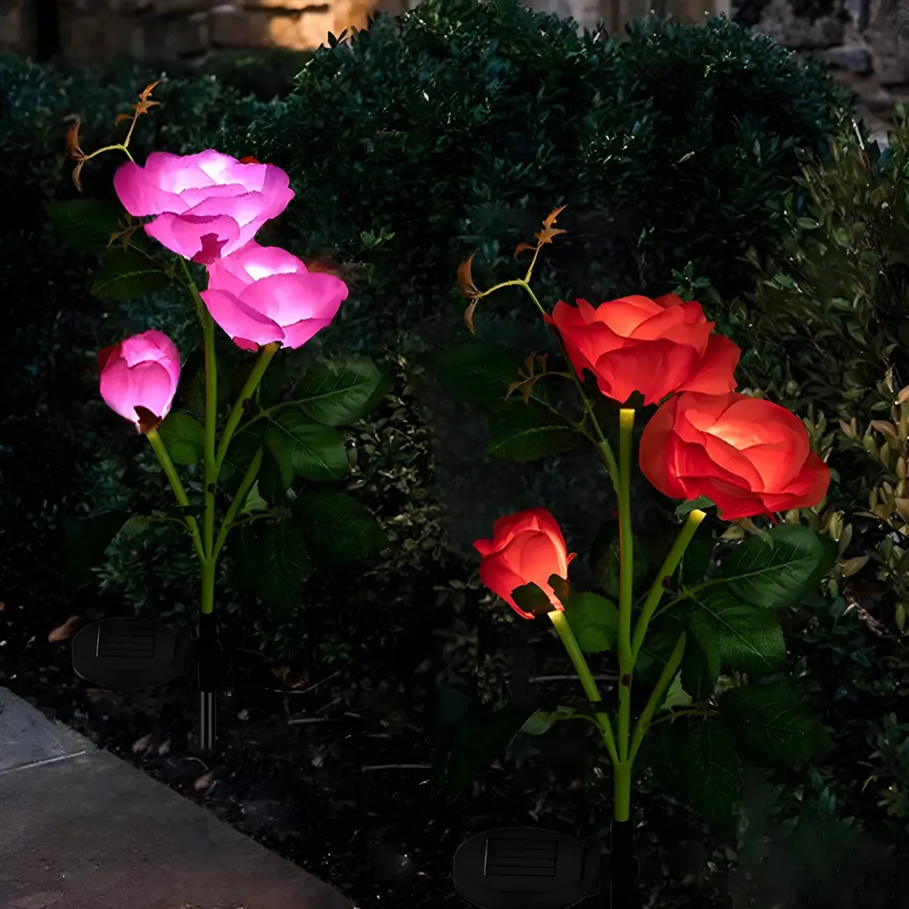 Resin Solar Flower-Shape Decorative Landscape Lighting Image - 9