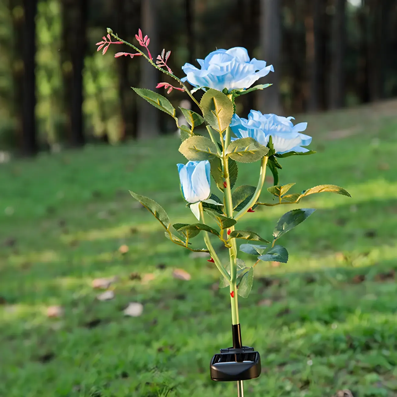 Resin Solar Flower-Shape Decorative Landscape Lighting Image - 6