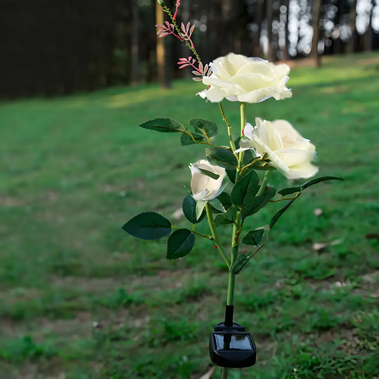 Resin Solar Flower-Shape Decorative Landscape Lighting Image - 7