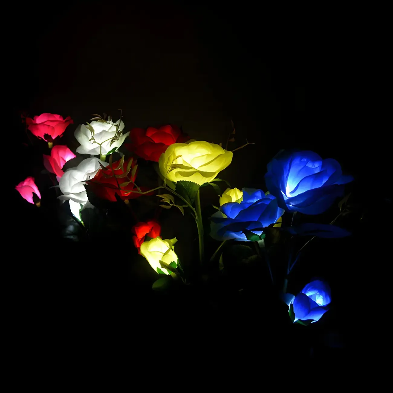 Resin Solar Flower-Shape Decorative Landscape Lighting Image - 2