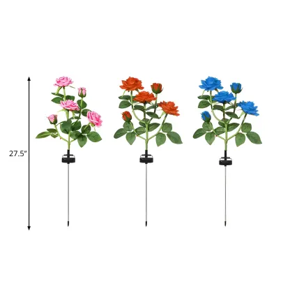 Floral Multicolor Spike Decorative Landscape Lighting Image - 10