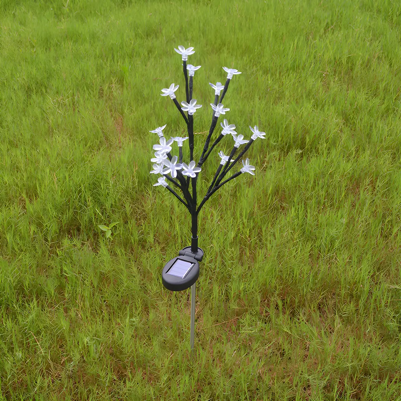 Plant Branch Solar Plastic Landscape Lighting Image - 1 | homeyfad