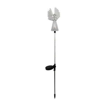 Acrylic Angel Solar Ornament Landscape Lighting Image - 4