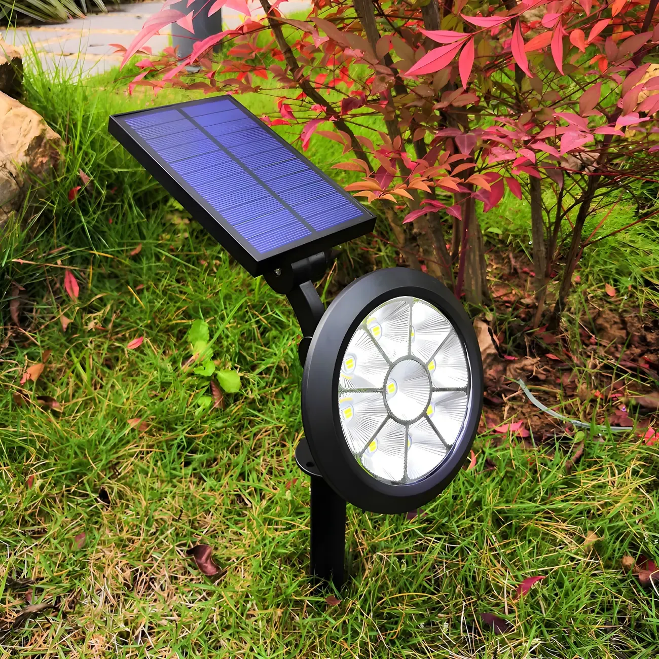 Solar Powered Adjustable Modern Landscape Lighting Image - 2