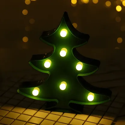 Plastic Multicolor Battery LED Night Light Image - 1
