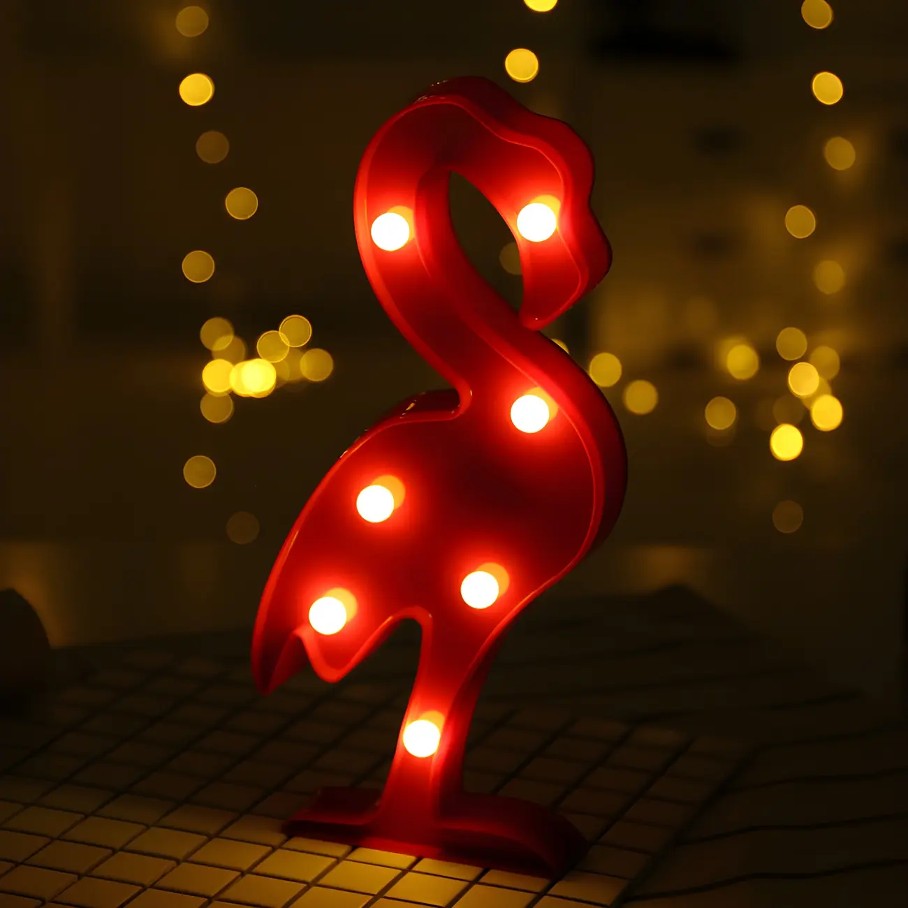 Plastic Multicolor Battery LED Night Light Image - 2 | homeyfad