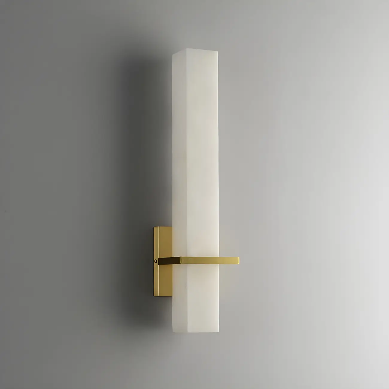 Modern White Stone LED Wall Sconce Light for Bedroom Image - 2 | homeyfad
