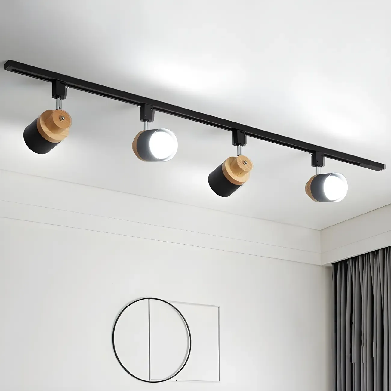 Modern LED Flush Mount Ceiling Light for Bedroom Style Image - 1