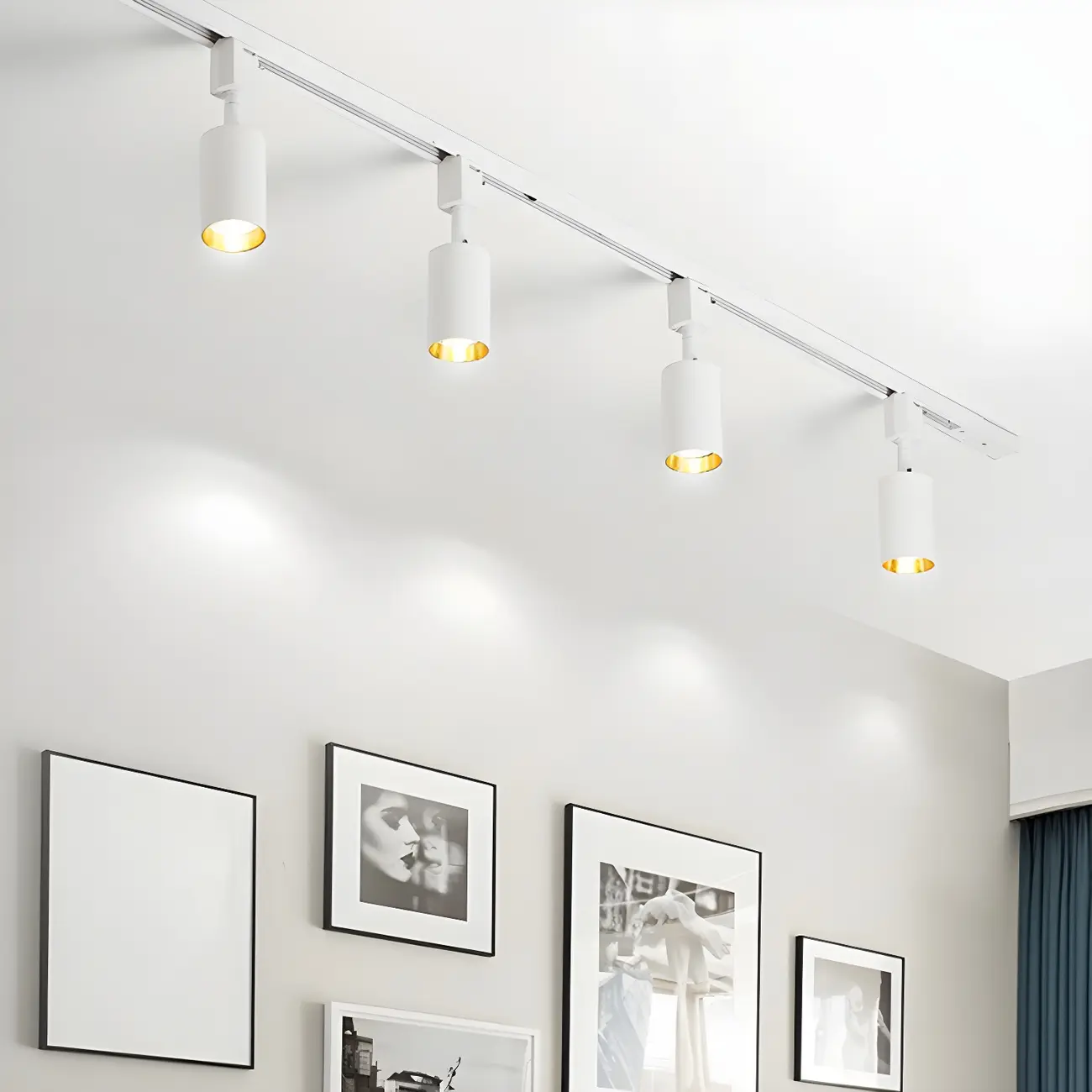 Modern LED Track Ceiling Light for Living Room Ambiance Image - 4 | homeyfad