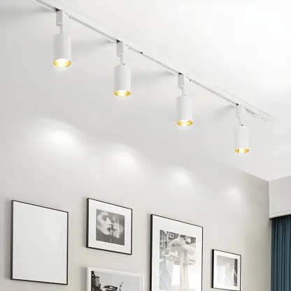 Modern LED Track Ceiling Light for Living Room Ambiance Image - 4