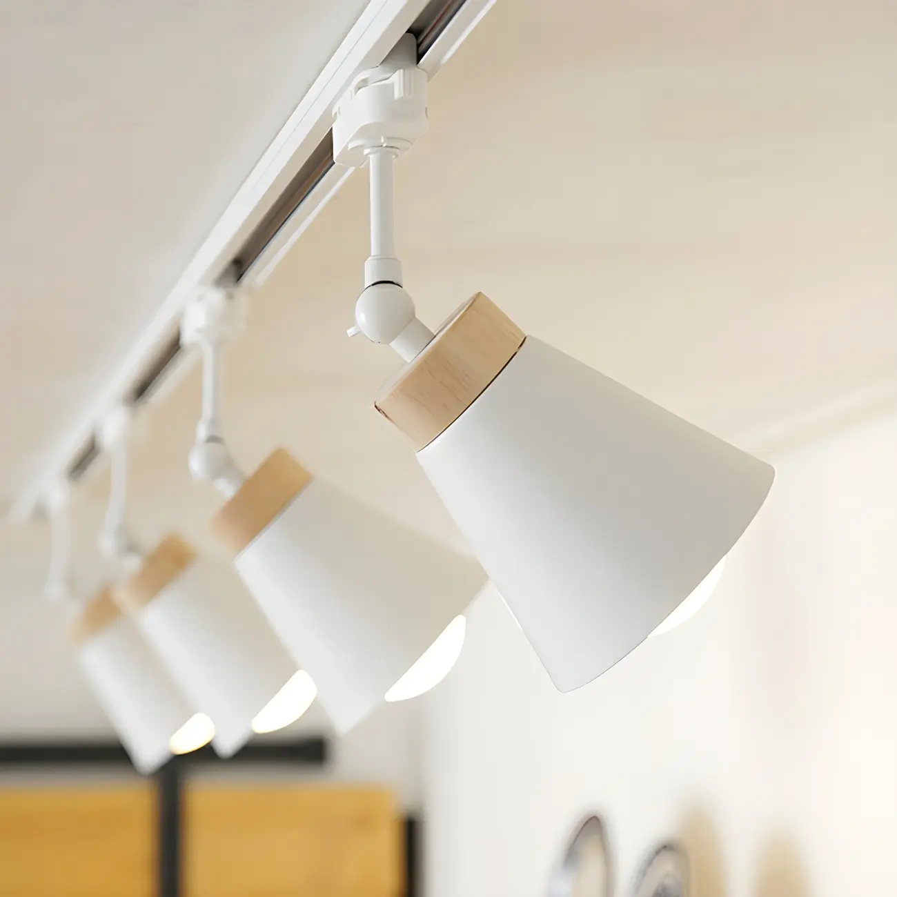 Modern LED Semi Flush Ceiling Light for Living Room Image - 2 | homeyfad