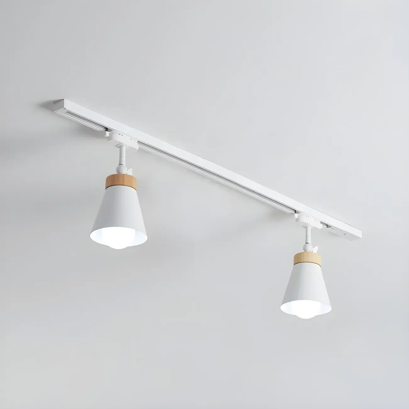Modern LED Semi Flush Ceiling Light for Living Room Image - 5