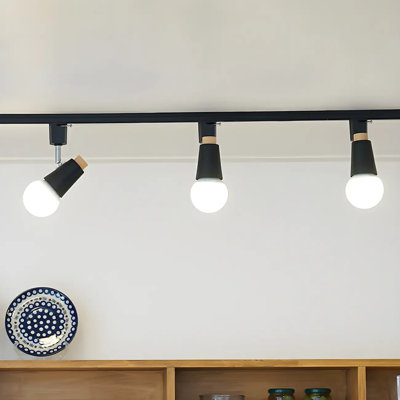 Modern LED Semi-Flush Ceiling Light for Living Room Image - 2 | homeyfad