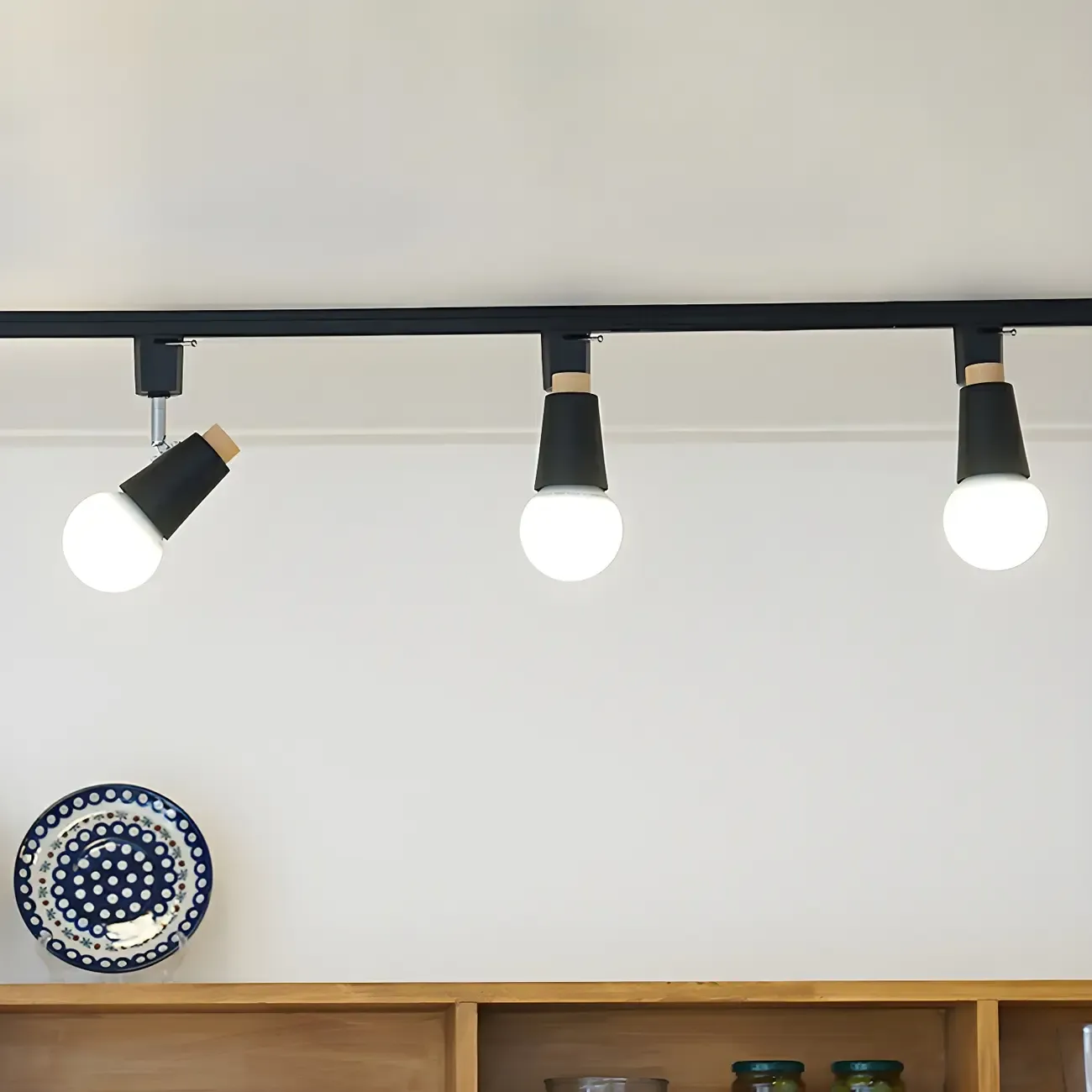 Modern LED Semi-Flush Ceiling Light for Living Room Image - 2