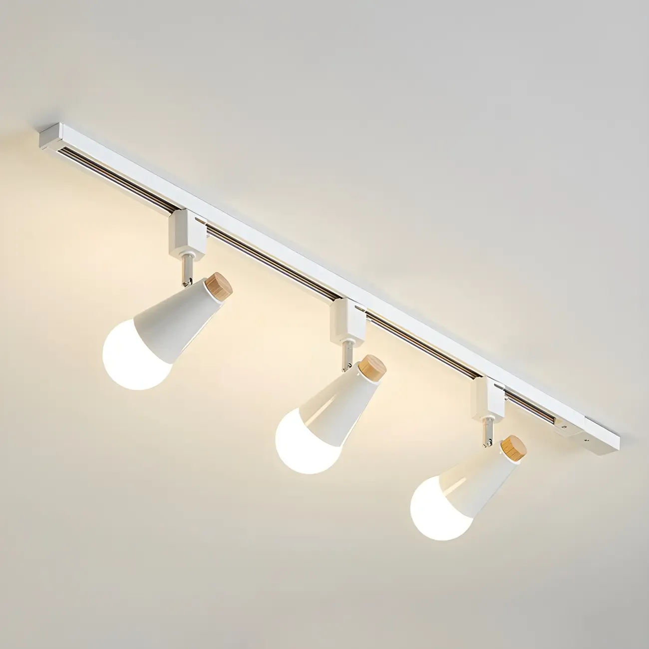 Modern LED Semi-Flush Ceiling Light for Living Room Image - 3