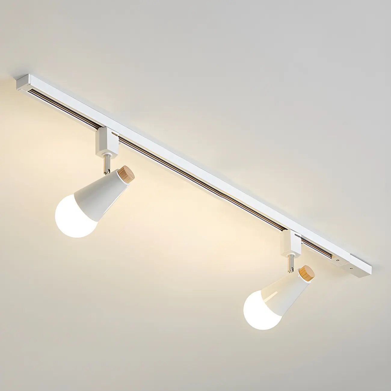 Modern LED Semi-Flush Ceiling Light for Living Room Image - 4 | homeyfad