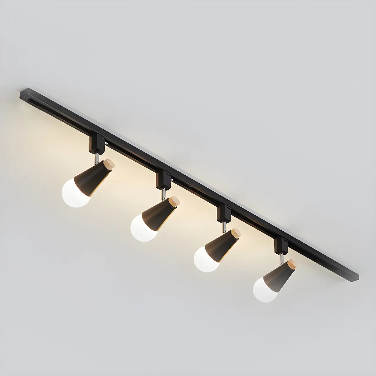 Modern LED Semi-Flush Ceiling Light for Living Room Image - 7 | homeyfad