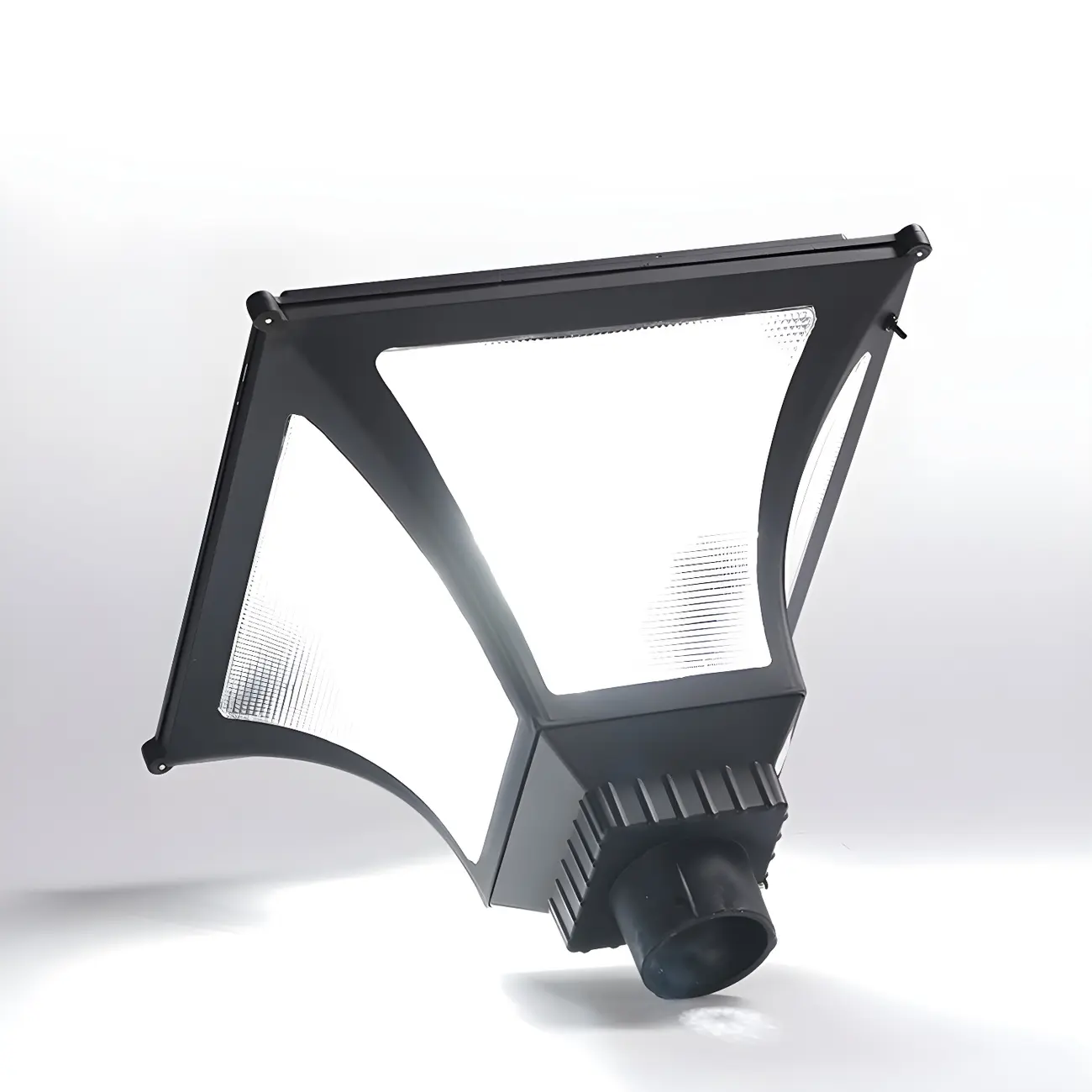 Pyramid Outdoor Solar Post Cap Light with Remote Control Image - 6 | homeyfad