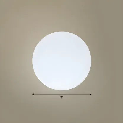 Modern Sphere Rechargeable Plastic Landscape Lighting Image - 5