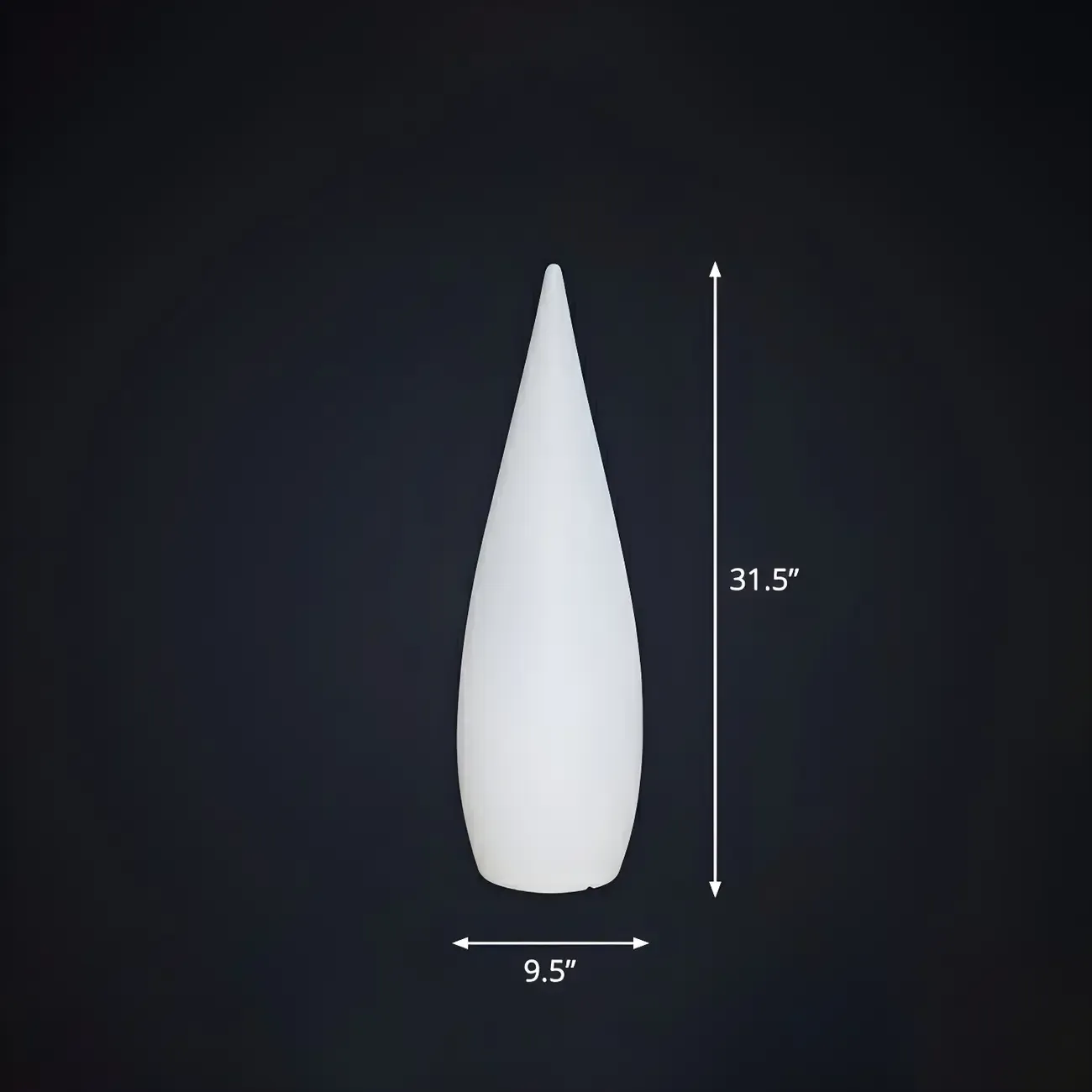 Modern Teardrop Rechargeable Decorative Landscape Lighting | HomeyFad