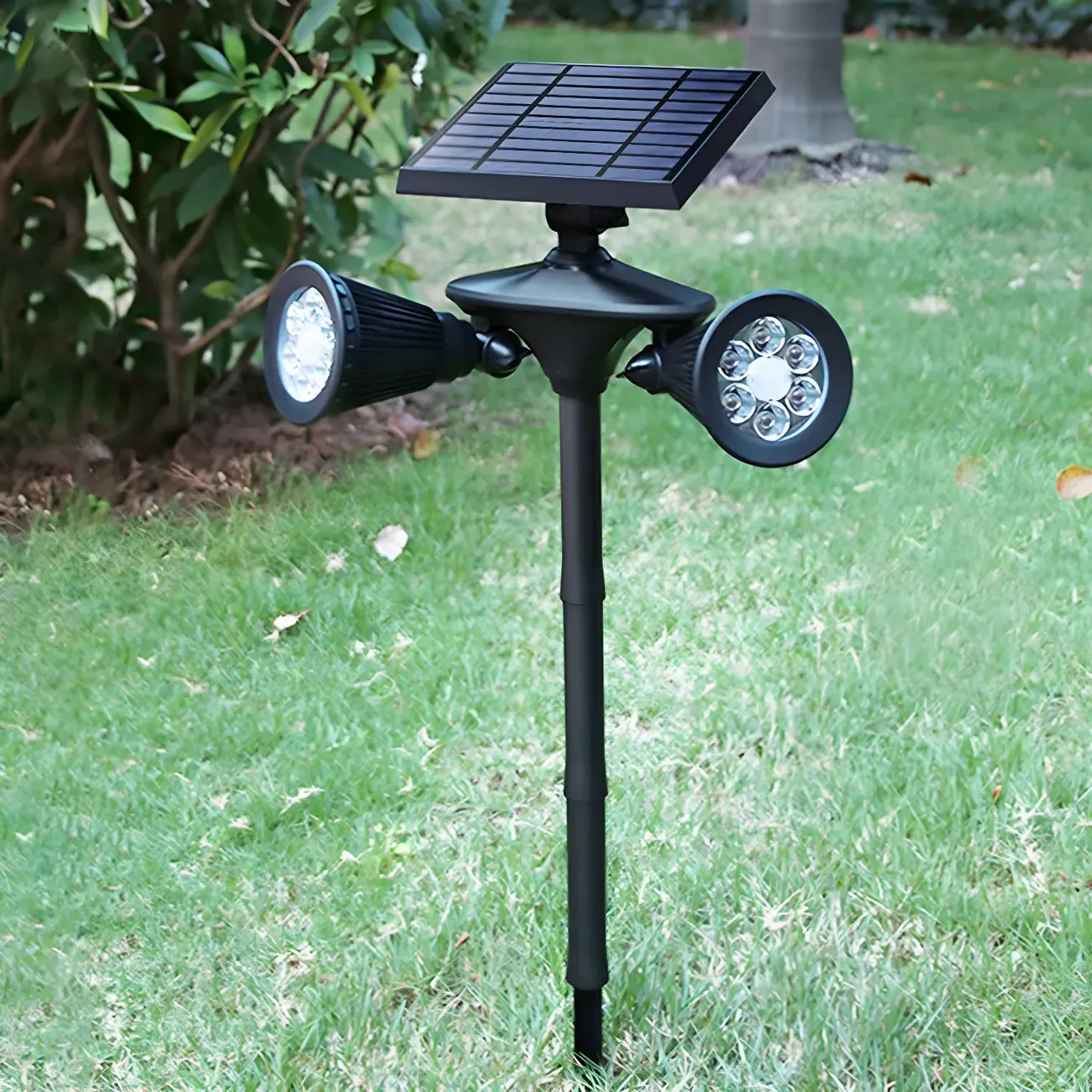 Modern Solar 2-Light Adjustable Landscape Lighting Image - 2