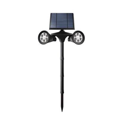 Modern Solar 2-Light Adjustable Landscape Lighting Image - 5